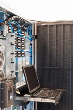 Management console in enterprise server Stock Photos