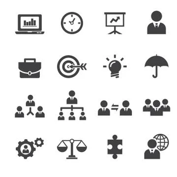 Management icon Stock Illustration