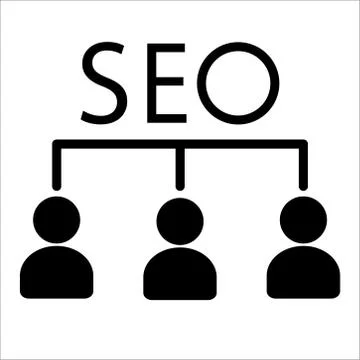 Management icon on white background Vector icon Stock Illustration