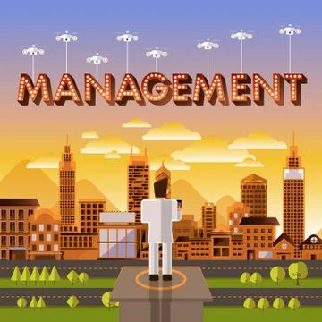 Management Stock Illustration