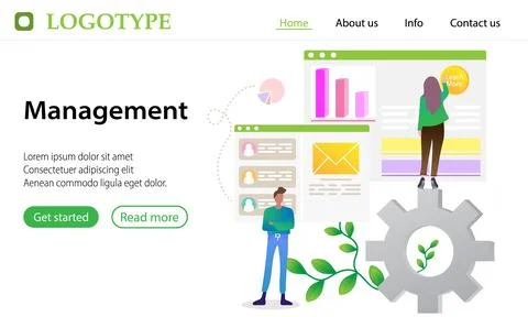 Management Stock Illustration