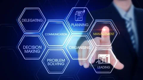 MANAGEMENT Illustrazione stock