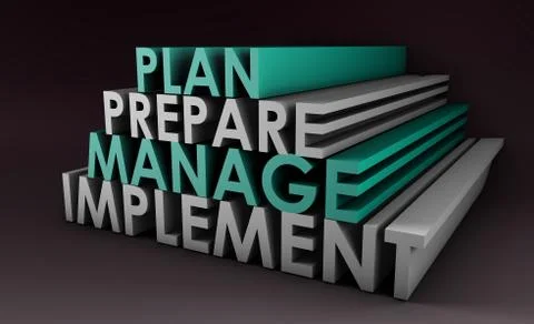 Management planning Stockillustratie
