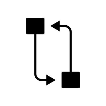 Management process icon vector Stock Illustration