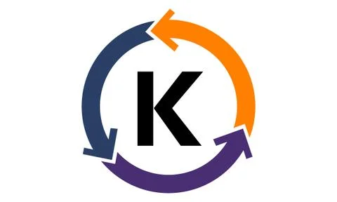 Management Process Letter K Stockillustratie