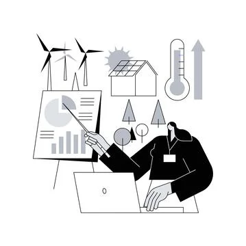 Management of resources abstract concept vector illustration. Stock Illustration