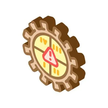Management risk isometric icon vector illustration イラスト素材