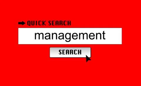 Management Search Foto stock