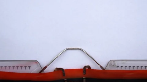 Management team gaps - phrase printed on an old typewriter in red letters Stock Footage 126644652