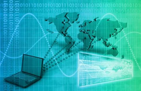 Management technology Illustrazione stock