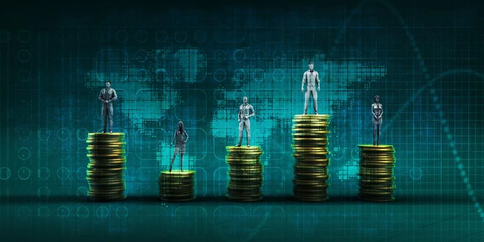 Management Training System Stock Illustration