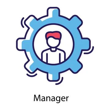 Manager Avatar Stock Illustration