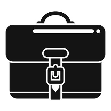 Manager briefcase icon simple vector. Document bag イラスト素材