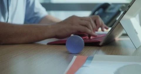 Manager Business Man With Pc Under Stress Pressure At Workplace Stock Footage 100654811