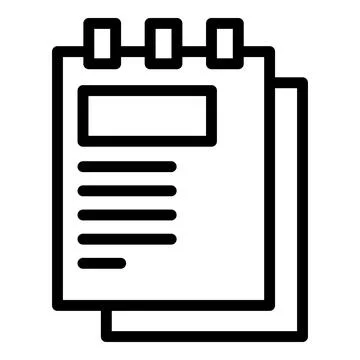 Manager clipboard icon outline vector. Office teamwork イラスト素材
