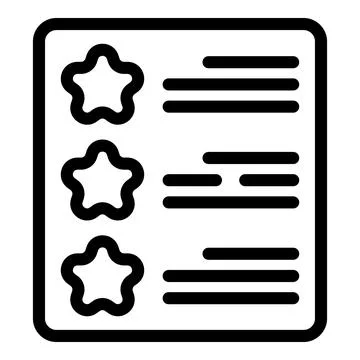 Manager code icon outline vector. Policy principle Illustrazione stock