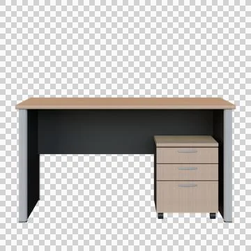 Manager Desk 3D Render Design Element Illustrazione stock