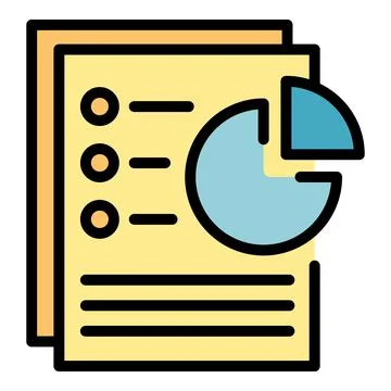 Manager document icon vector flat Stock-Illustration