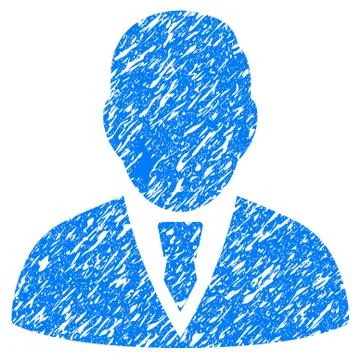 Manager Grunge Icon 스톡 일러스트