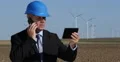 Manager Planning on Mobile Phone Using Touch Pad Connection Teamwork Activity 4k or 4k+ Resolution