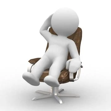 Manager rest Stock Illustration