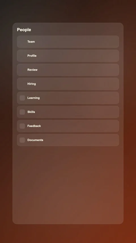 Manager Review Console Modern Gradient SaaS Interface Vertical Animation Stock Footage 345155004