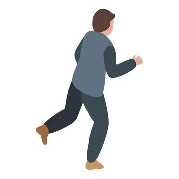 Manager rush job icon, isometric style Stock Illustration
