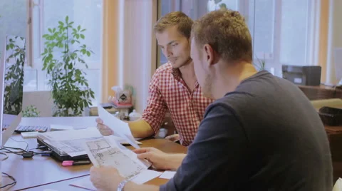 The manager signed the necessary documents Video stock 58016695