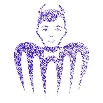 Manager Spectre Devil Icon Grunge Watermark Stockillustratie
