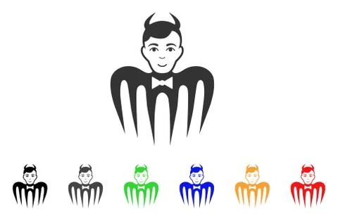 Manager Spectre Devil Vector Icon Stock Illustration