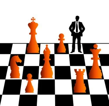 Manager strategy Illustrazione stock