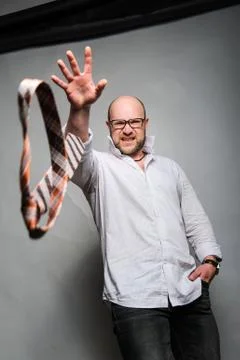 Manager throws the tie Stock Photos