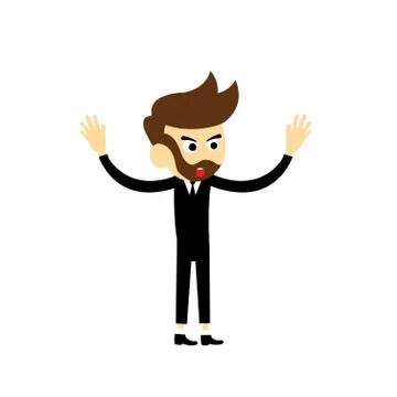 Manager vector cartoon Stock Illustration