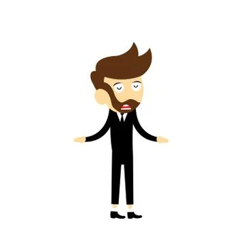 Manager vector cartoon Stock Illustration