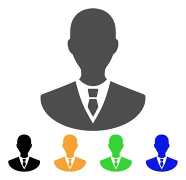 Manager Vector Icon Illustrazione stock