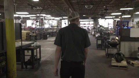 Manager Walking - Wide Behind Video stock 84685962