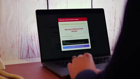 Manager Working Remotely Victim to Ransomware Stock Footage 322132699