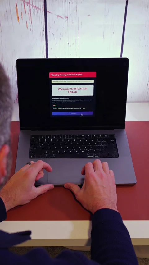 Manager Working Remotely Victim to Ransomware Stock Footage 322132775