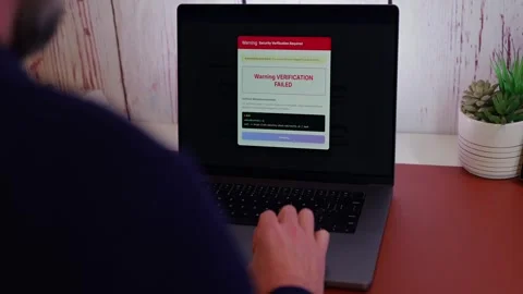 Manager Working Remotely Victim to Ransomware Stock Footage 322133017