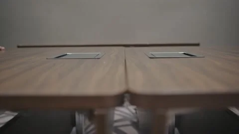 Managers are moving the tables together in the office Stock-Footage 221325005