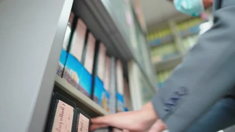 Managers are searching for and managing documents at the office. Stock Footage 148751352