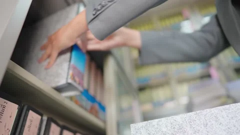 Managers are searching for and managing documents at the office. Stock Footage 148751896
