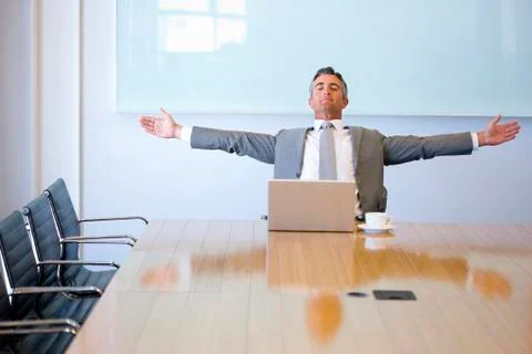 Manager's attitudes Stock Photos