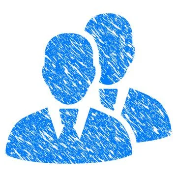 Managers Grunge Icon Stock Illustration