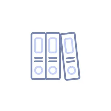 Managing Archive History with a Stackfolder System Stock Illustration