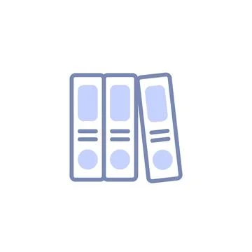 Managing Archive History with a Stackfolder System Stock Illustration