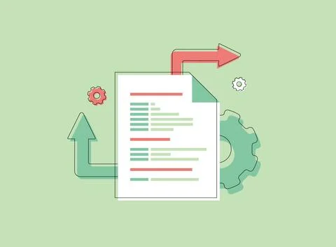 Managing htaccess with rewrite rules and redirects ensures proper URL structure イラスト素材