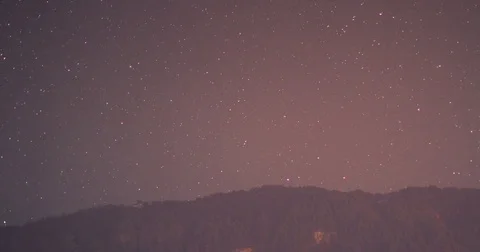 Manali Stars Time Lapse Stock Footage 73008172