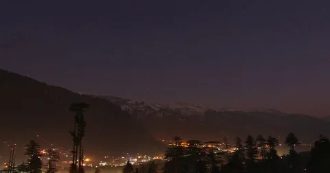 Manali Time Lapse Stock Footage 73002358