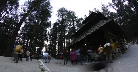 Manali Time Lapse Stock Footage 73004296